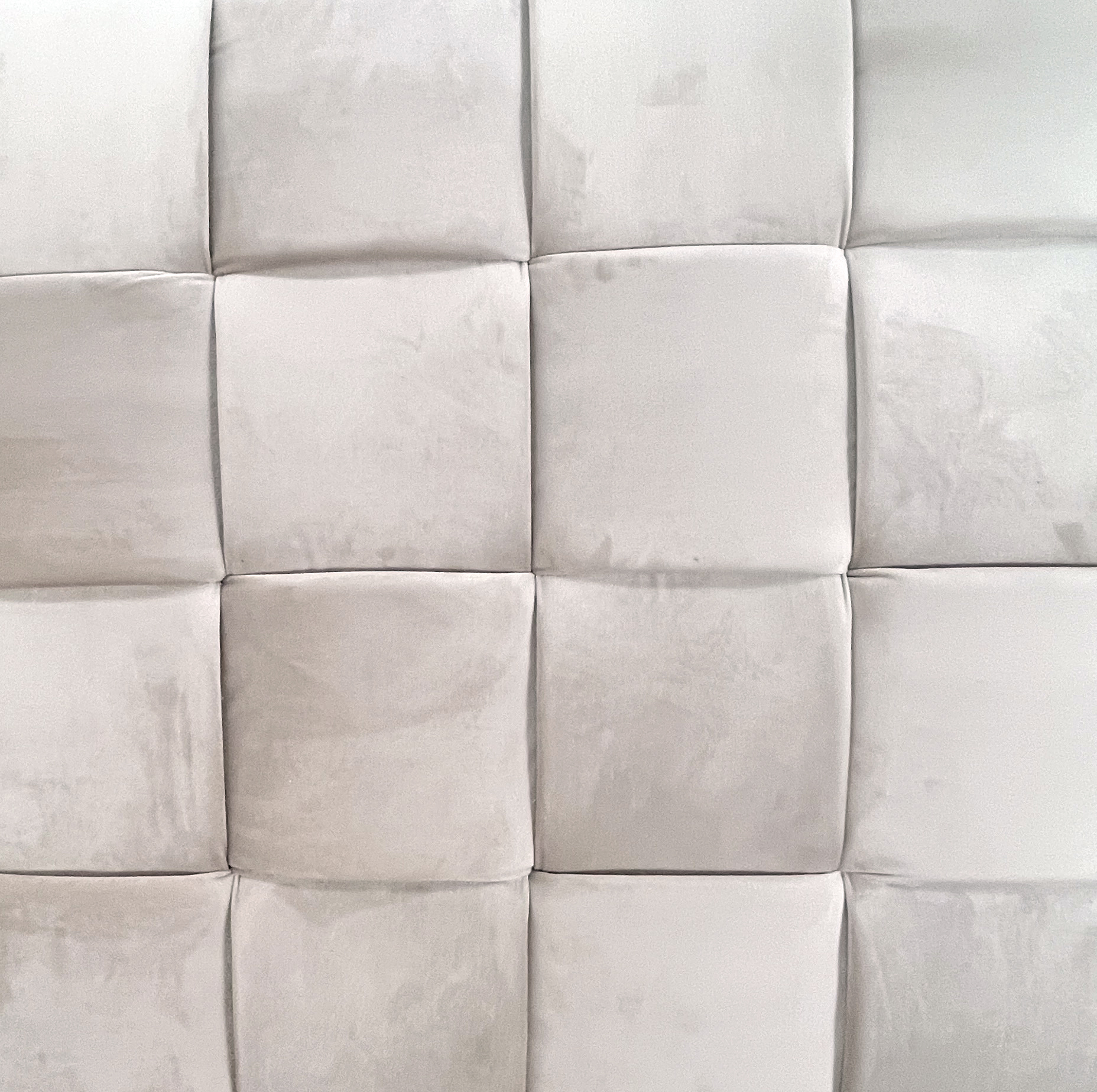 Пуф плетеный велюровый серо-бежевый Garda Decor N-PUF-190 BEG