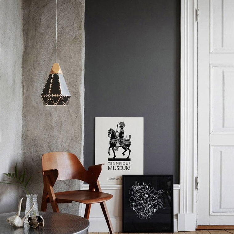 Подвесной светильник EDGE D30 B Black by ImperiumLoft