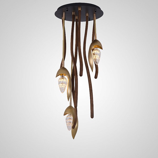 Потолочный светильник TUSKET MORE L3 Dark brown by ImperiumLoft