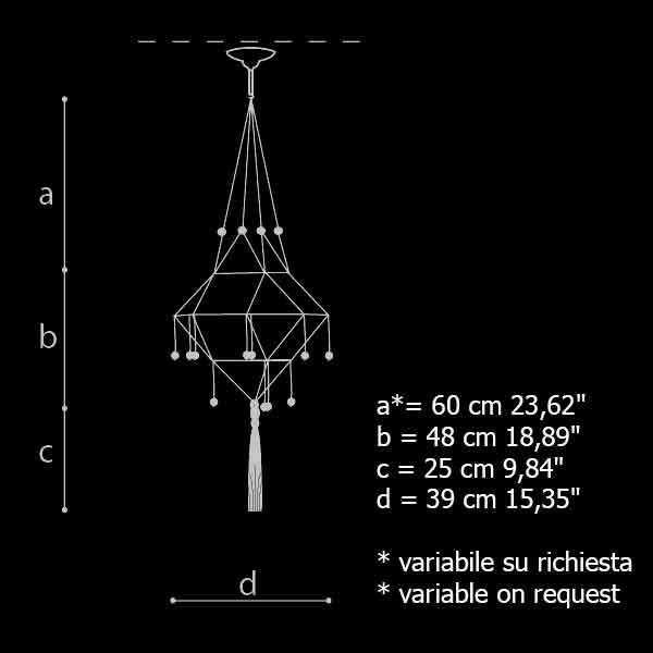 Подвесной светильник Archeo Venice Design 605.00