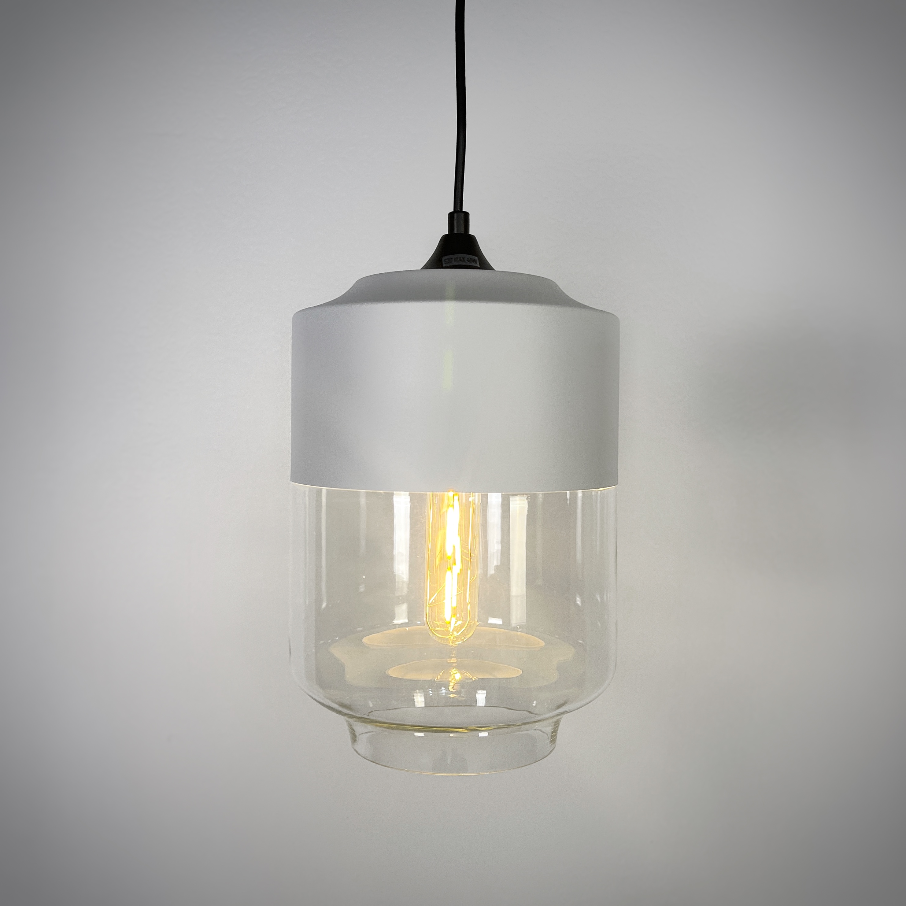 Подвесной Светильник Nord A D18 White/Transparent By Imperiumloft