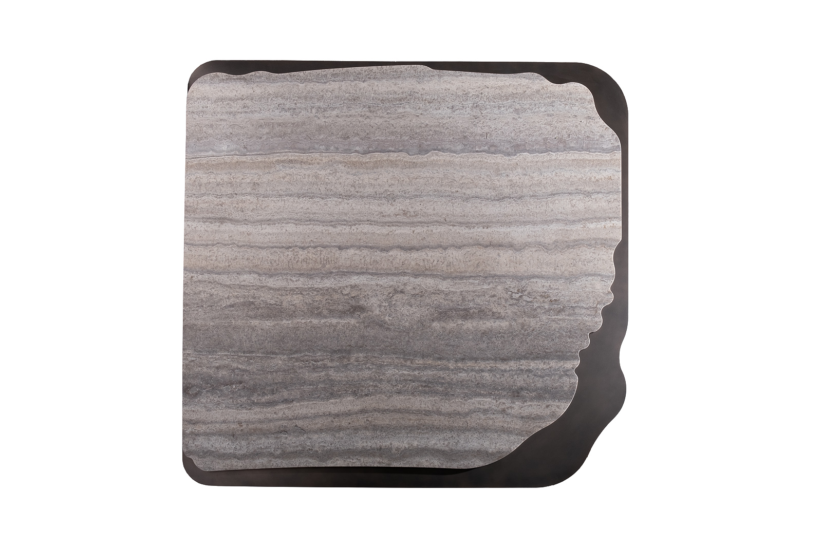 Стол журнальный Travertine 120*120*29 Garda Decor 58DB-24056