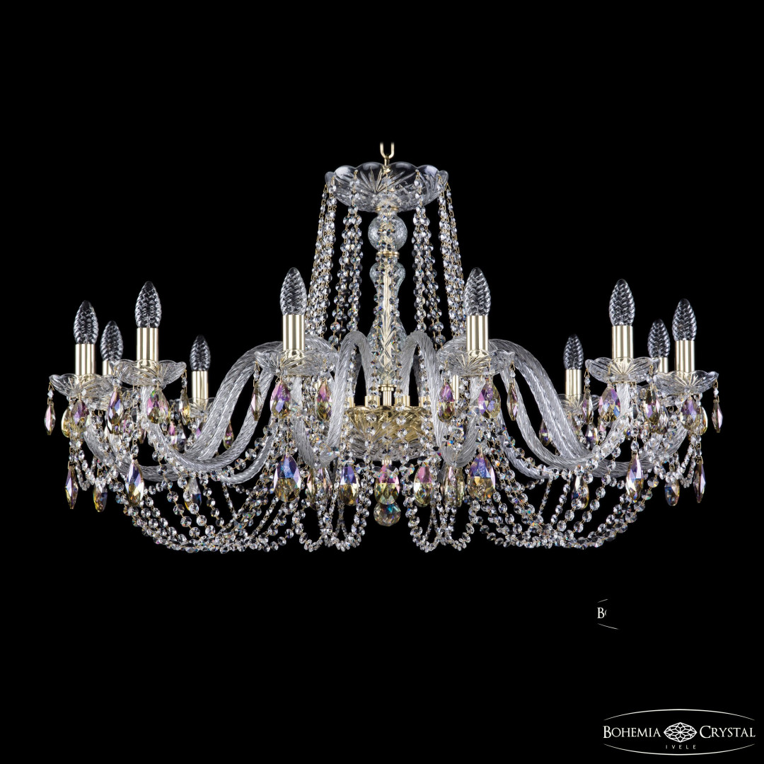 Люстра хрустальная 1402/12/360 G K801