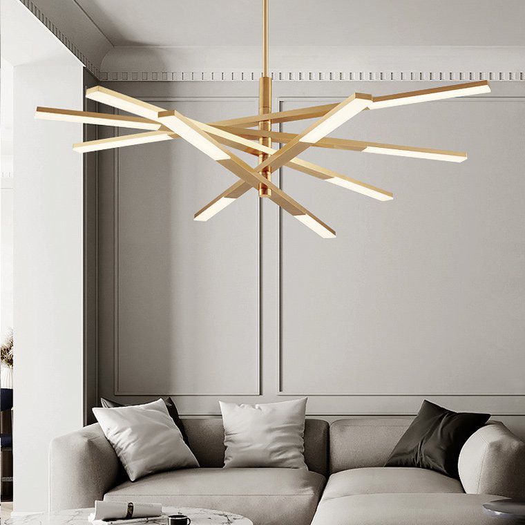 Подвесная люстра ORTON D120 Black by ImperiumLoft