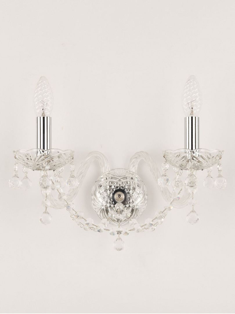 Бра хрустальные 108B/2/165 Ni Bohemia Ivele Crystal