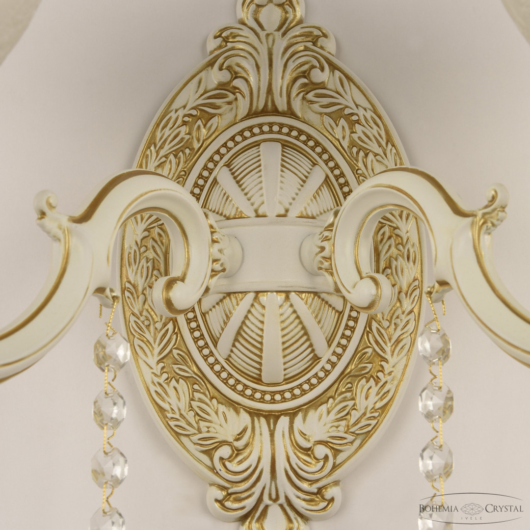 Бра с костяным фарфором AL7801B10/2/175 B WMG P1 U Pair Bohemia Ivele Crystal