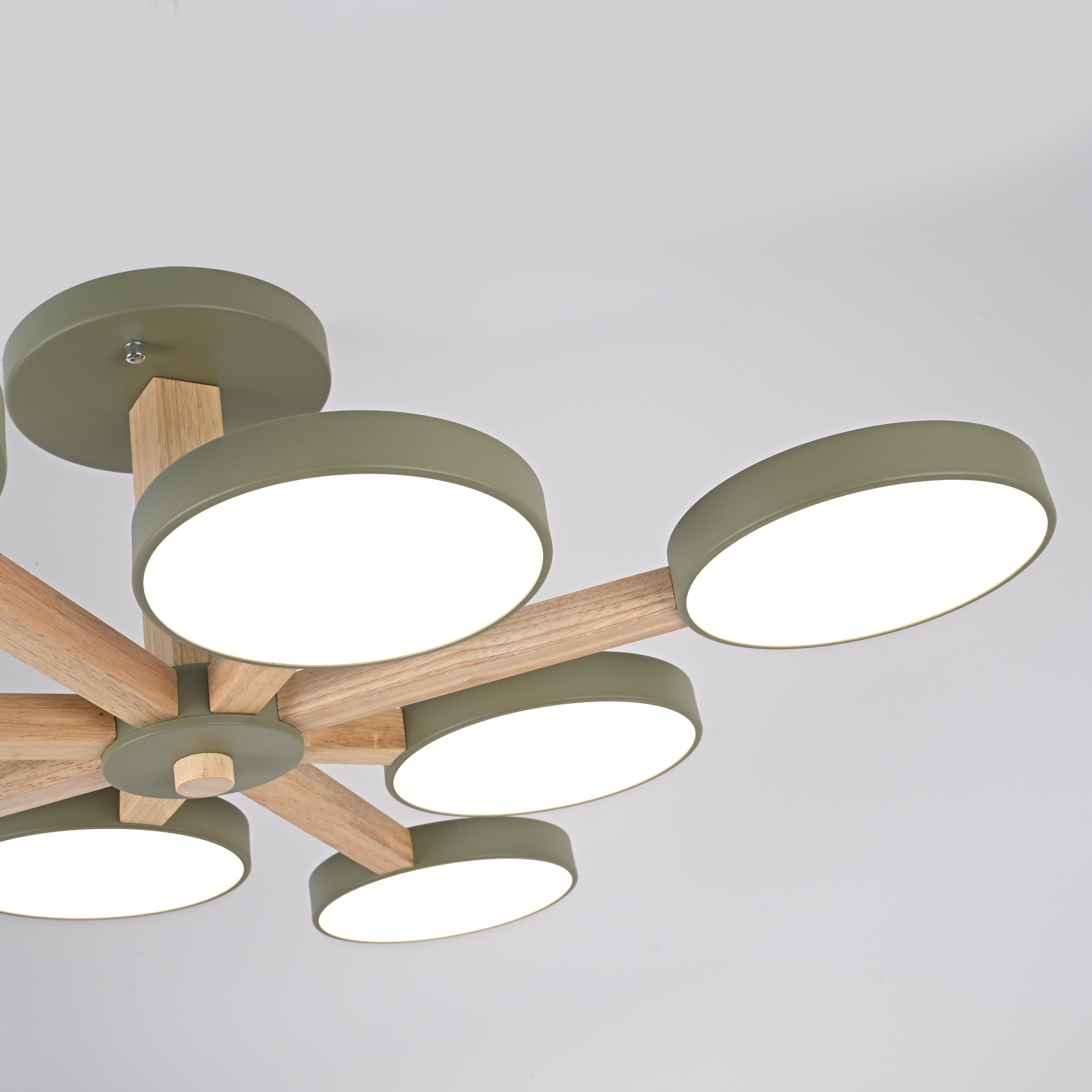 Потолочный светильник TURNA L8 Khaki by ImperiumLoft
