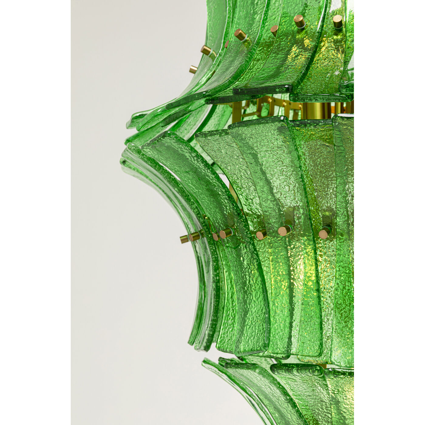 Светильник подвесной Venezia Double Green Ø53cm KARE 58054