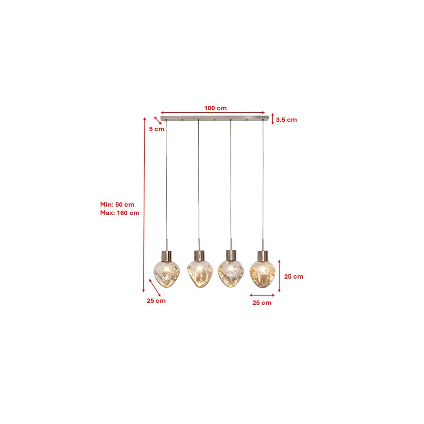 Светильник подвесной Supernova Smoky 120 см KARE 56421
