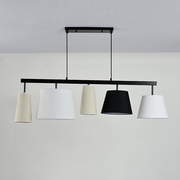 Подвесной светильник Parecchi Black L117 Round section by ImperiumLoft