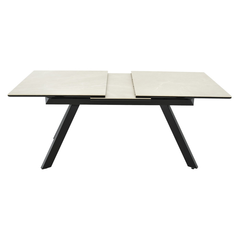 Стол Adam раскладной 140-190x90x75см, бежевый, чёрный Bradex Home RF 0418