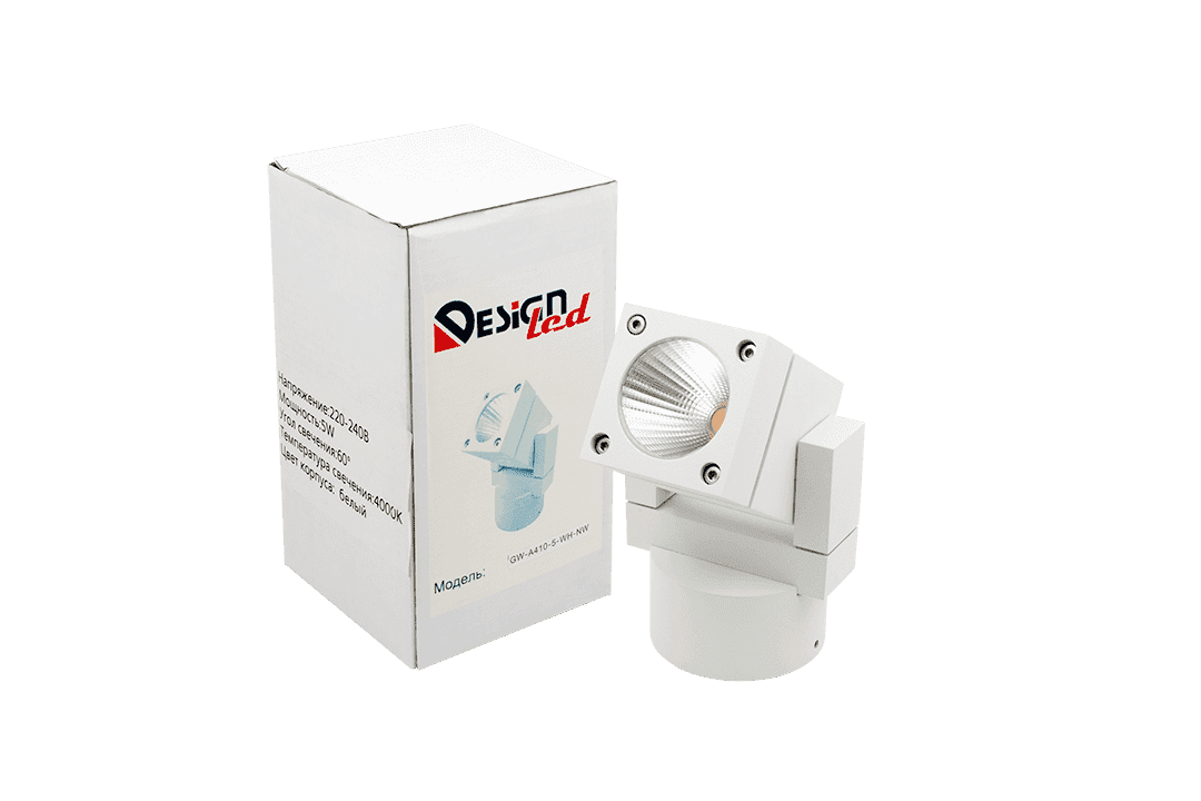 Светильник настенный DesignLed GW-A410-5-WH-NW