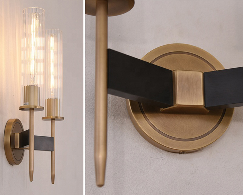 Настенный светильник  Delight Collection Alouette 2 brass Настенный светильник  Delight Collection Alouette 2 brass