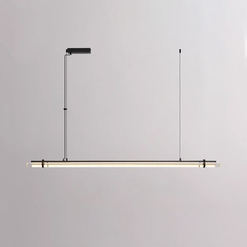 Реечный, рядный светильник DITMAR LONG L120 Black by ImperiumLoft