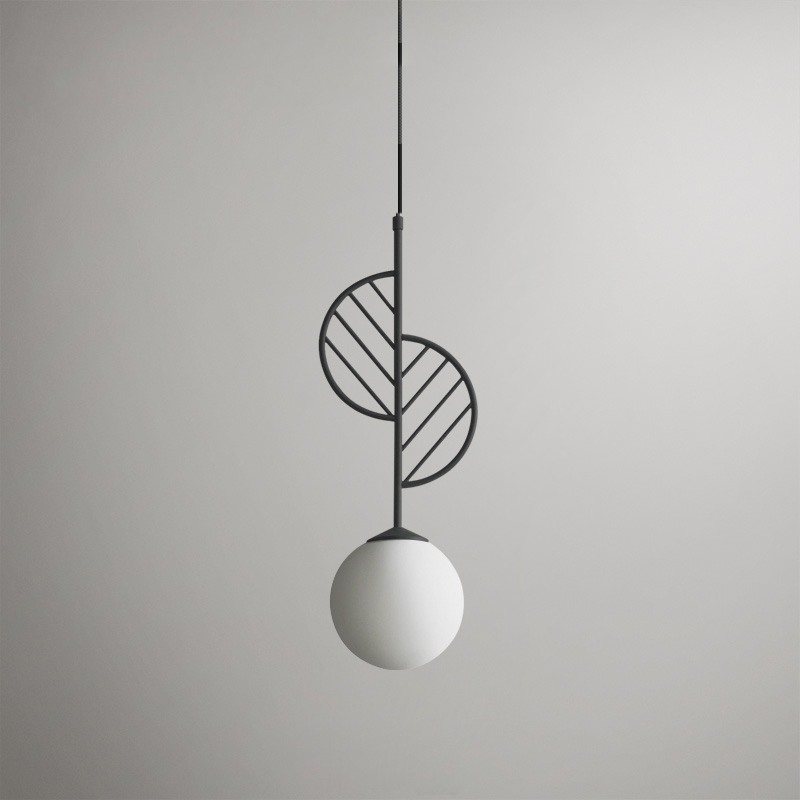 Подвесной светильник LEAF A Чёрный by ImperiumLoft