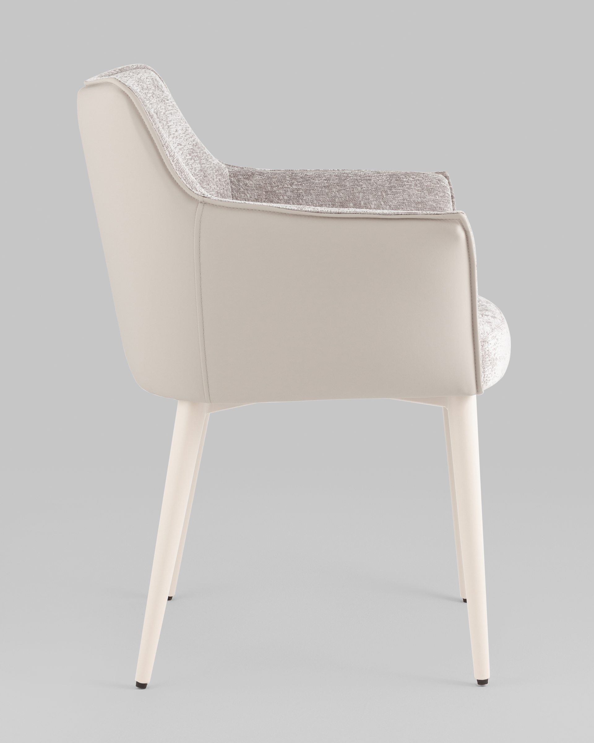 Стул обеденный Feston слоновая кость букле с экокожей Stool Group