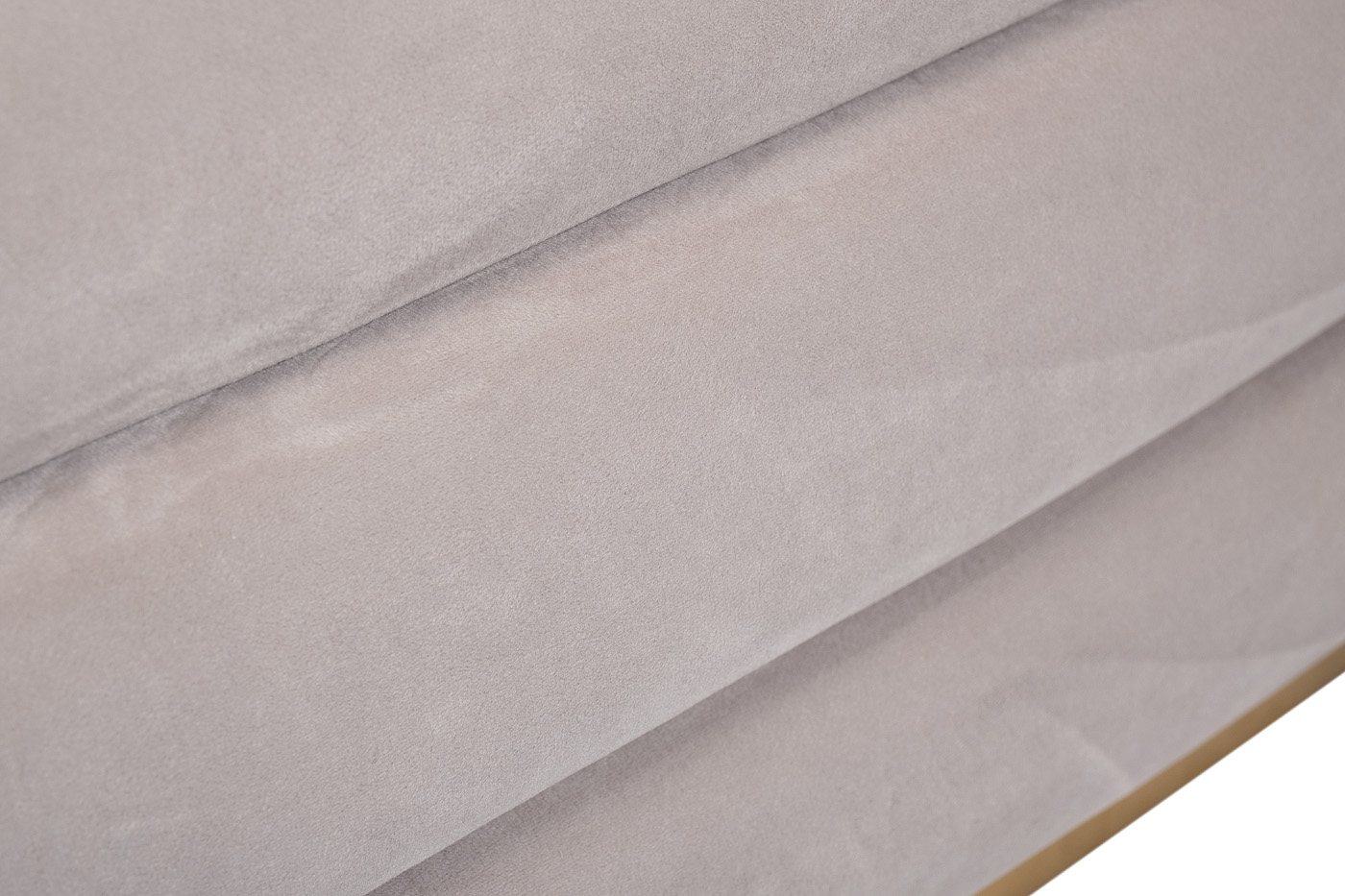 Банкетка с ящиком для хранения велюровая серая Garda Decor N-BANK-547 SER