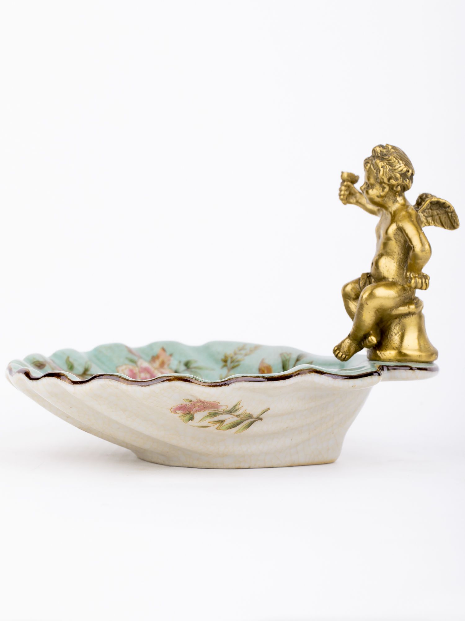 Блюдо с ангелом Glasar 31G2570/C562C/HLD1533