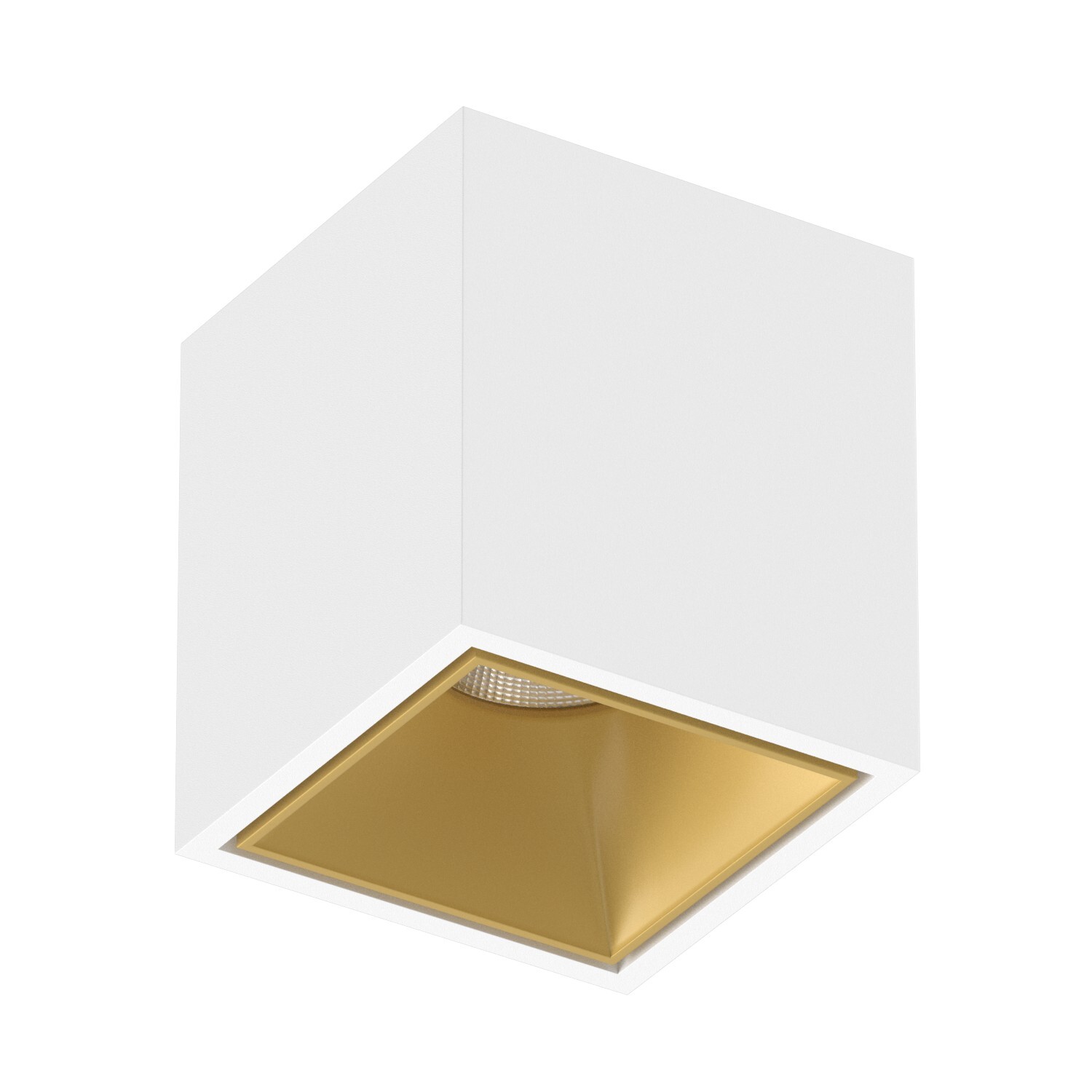 Накладной светодиодный светильник Ledron KUBING White-Gold