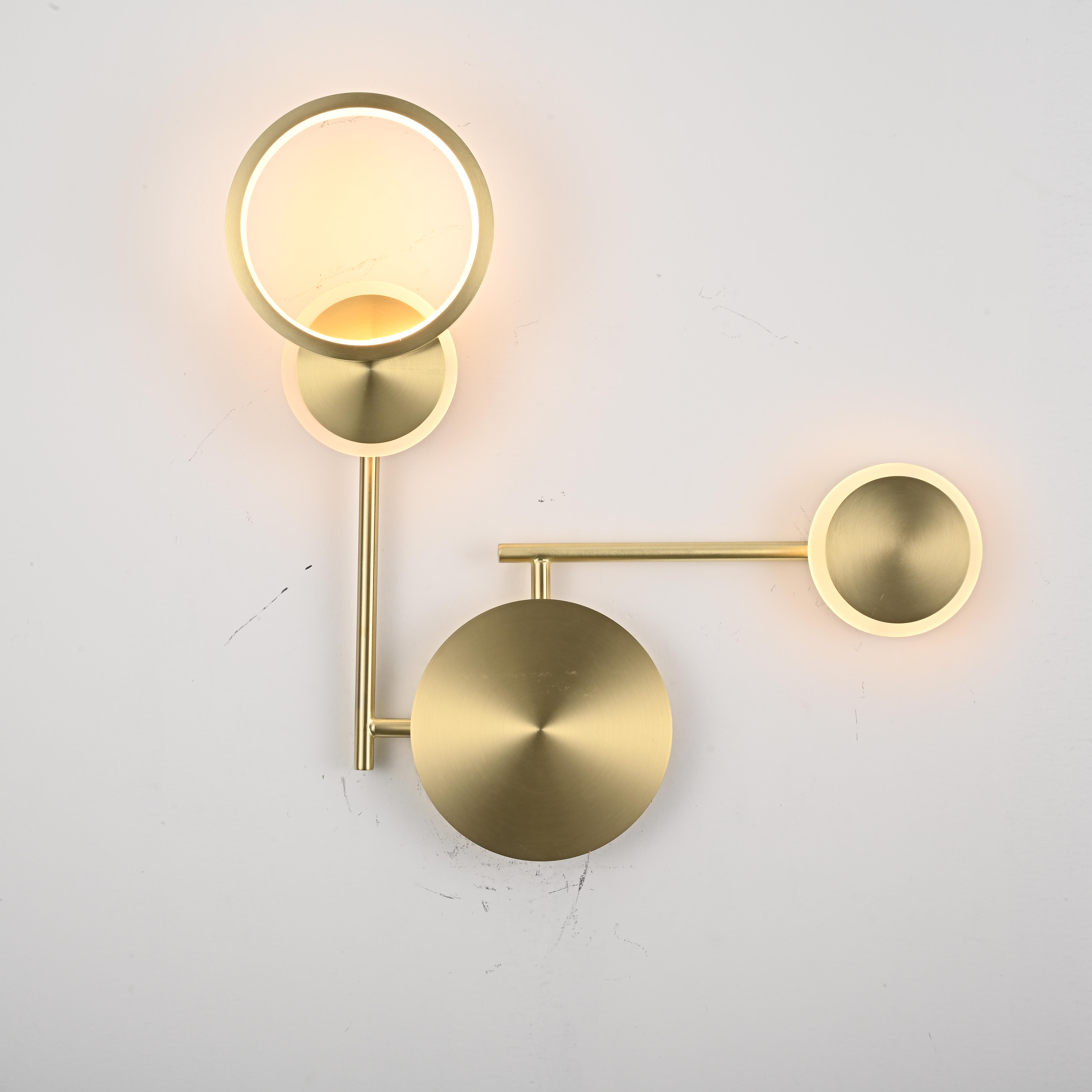 Настенный светильник ZINGY C Brass by ImperiumLoft
