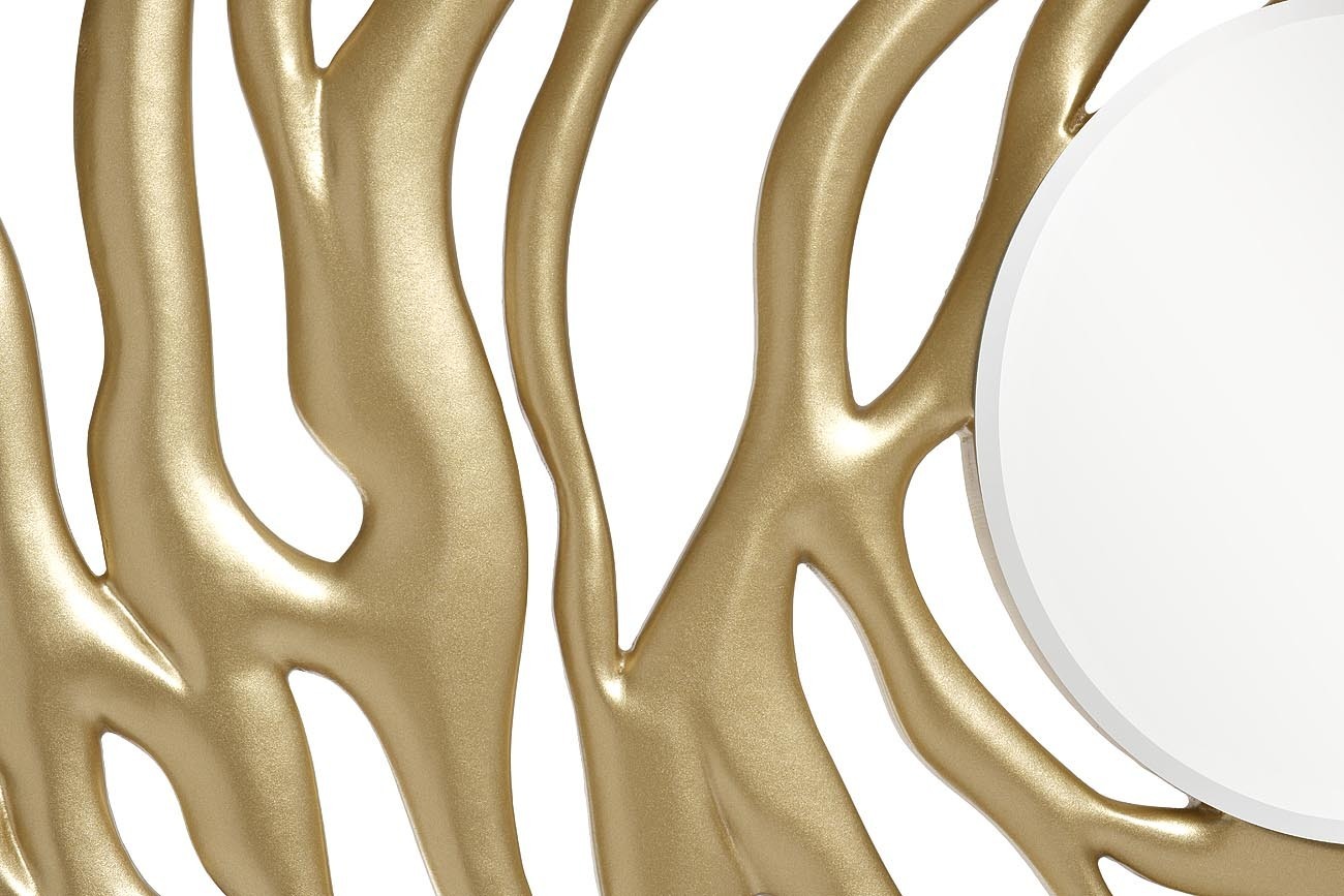 Зеркало декоративное "Роза" золотое Garda Decor 19-OA-6307