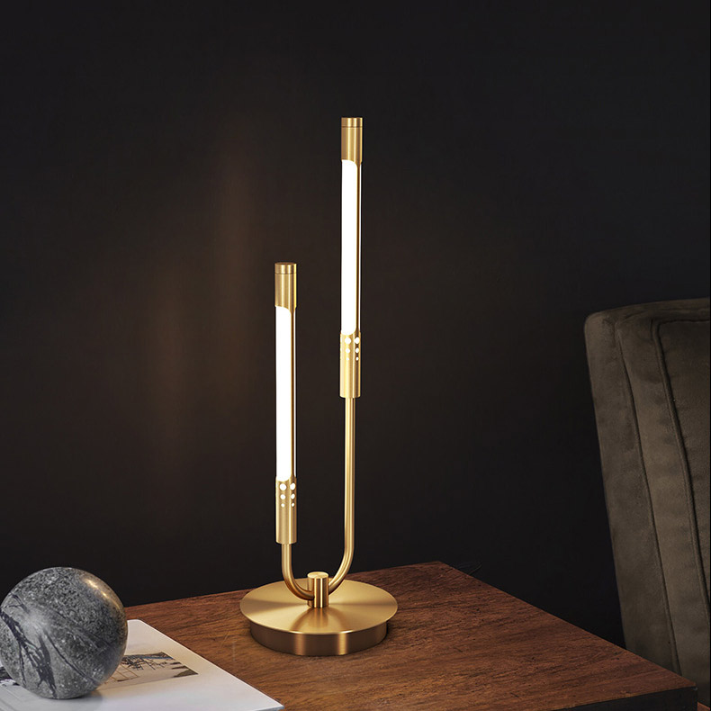Настольная лампа VALA TAB Brass by ImperiumLoft