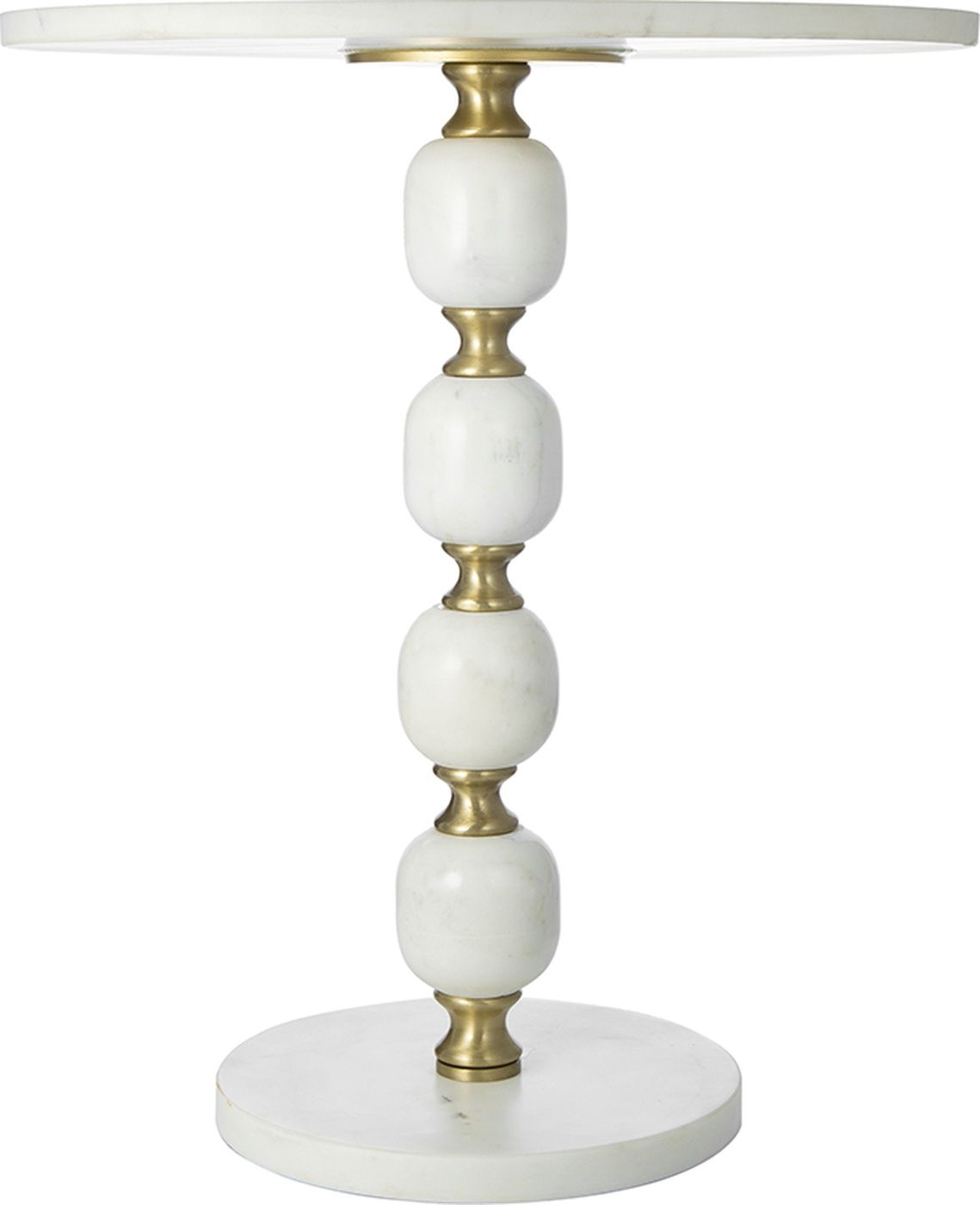 Столик интерьерный с белым мрамором Glasar 85583