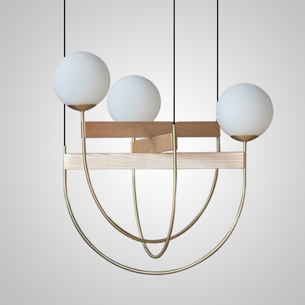 Подвесной светильник GIERTON D78 Light brown by ImperiumLoft