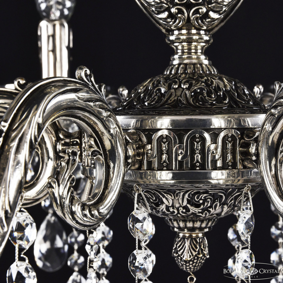 Люстра бронзовая с хрусталём 71301/6/175 B NB