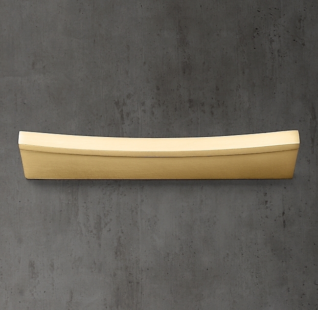 Ручка-скоба Restoration Hardware Jules L.10.2 Lac.Burnished Brass