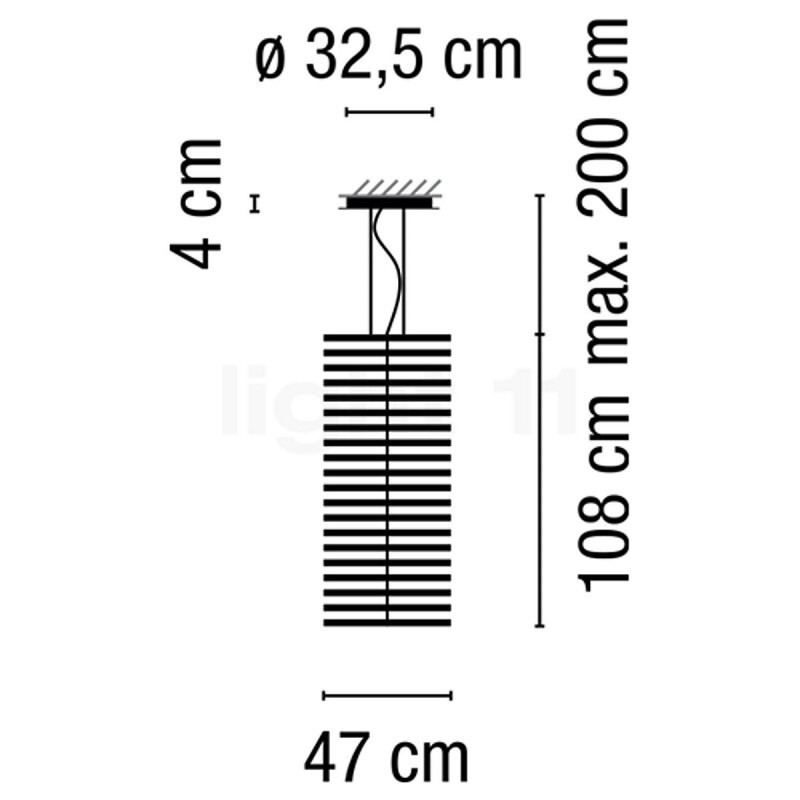ПОДВЕСНОЙ СВЕТИЛЬНИК   VIBIA Rhythm Vertical 2141