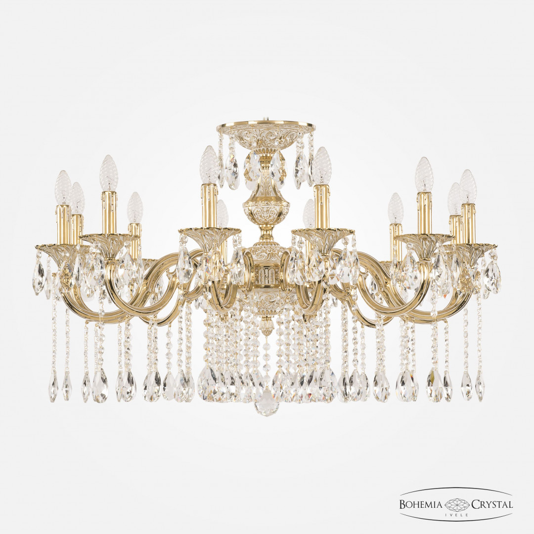 Люстра бронзовая с хрусталём 72201/12/300 A GW