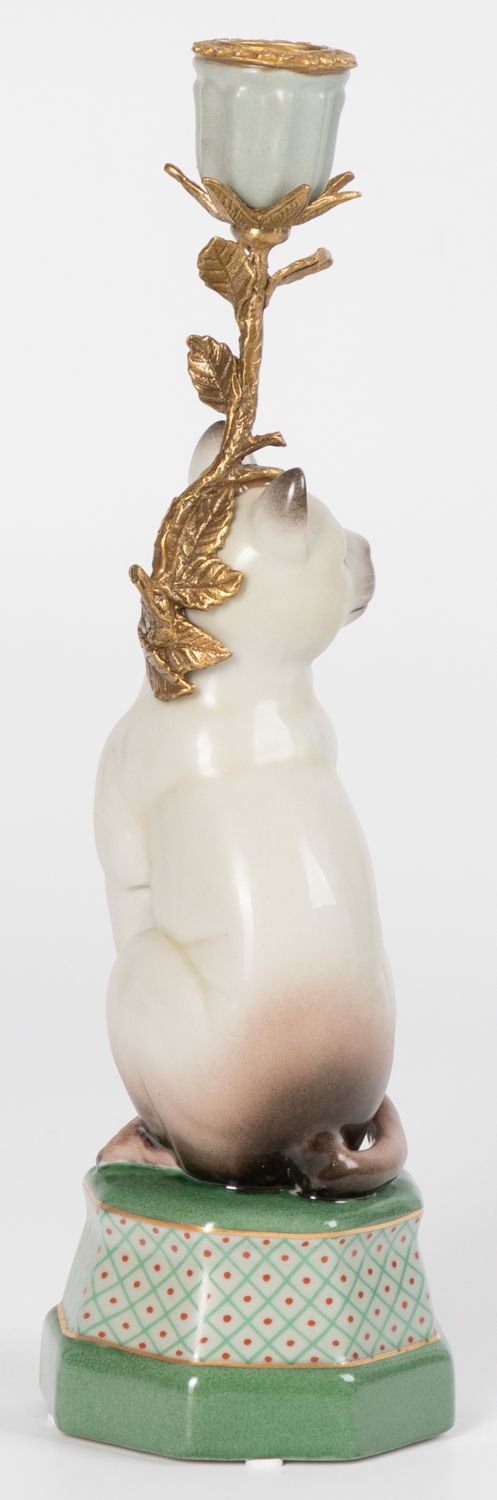 Подсвечник Кошечка Glasar F1358H/HF2070