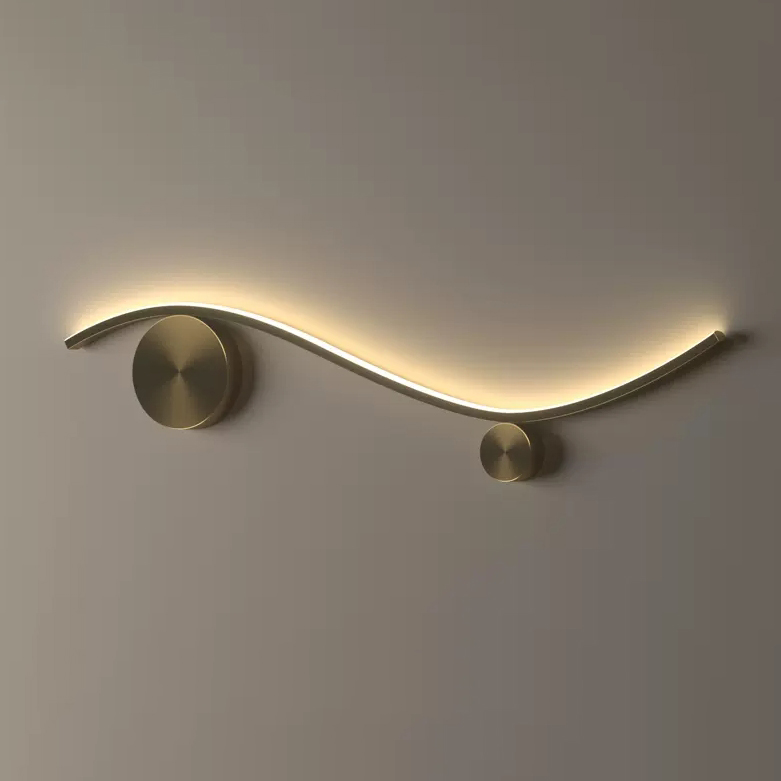 Настенный светильник TEMP L80 Black by ImperiumLoft