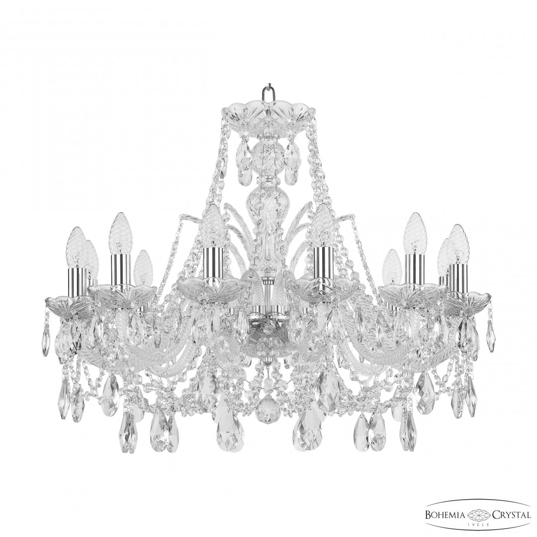 Люстра хрустальная 105/12/240 Ni Bohemia Ivele Crystal
