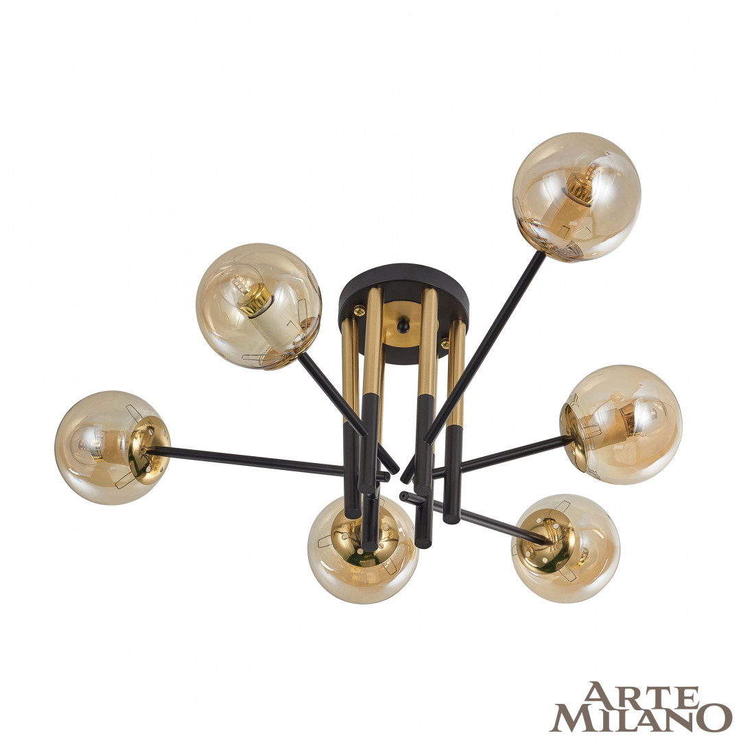 Люстра 273708/6 BK/GD Arte Milano