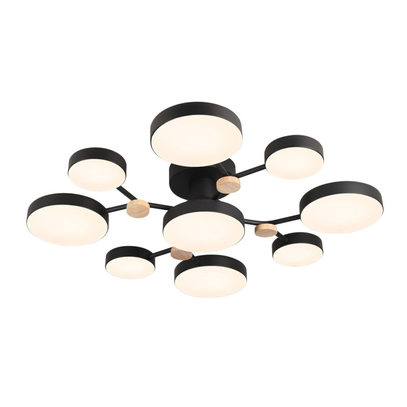 Накладная люстра LED4U L3201-780 BK