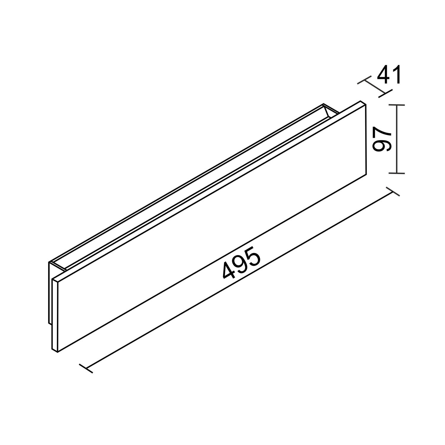 Настенный светодиодный светильник Ledron GW-M066-440 Wooden White