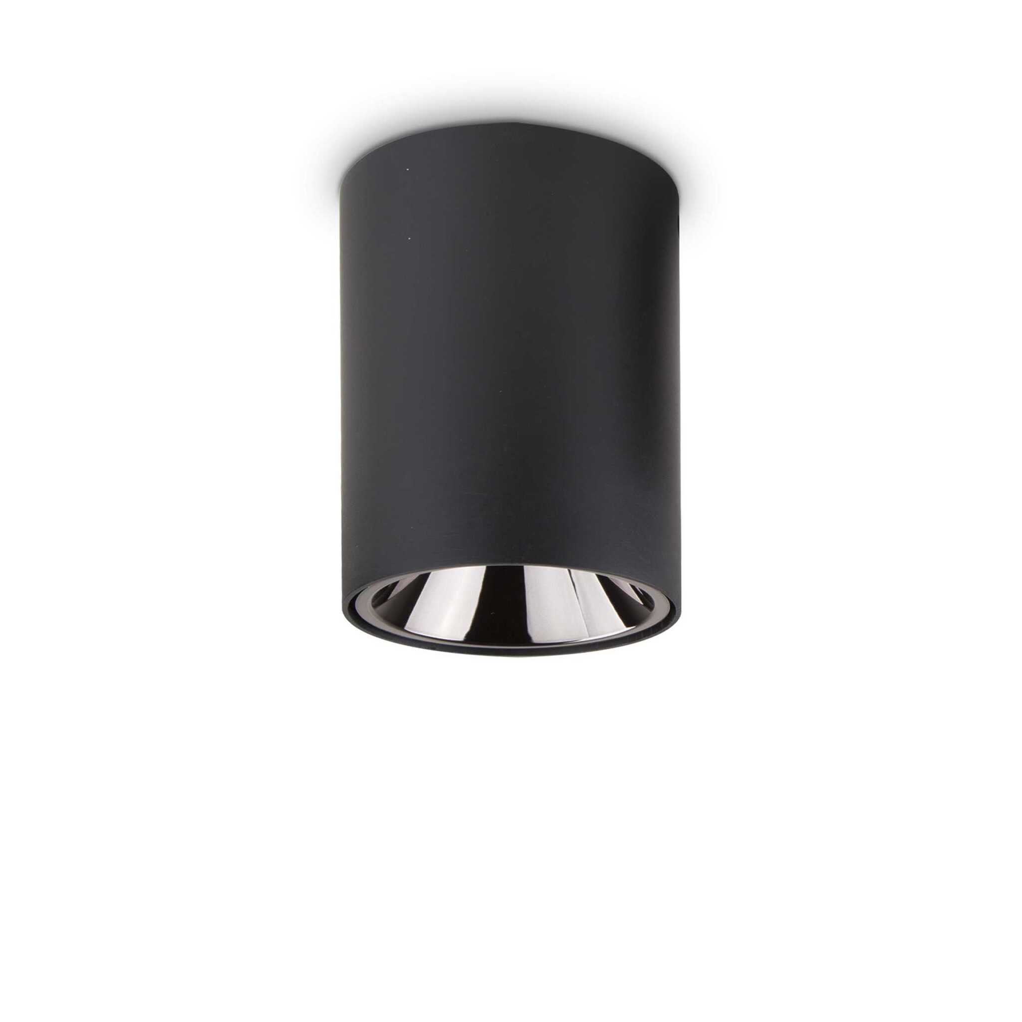 Потолочный светильник Ideal Lux NITRO PL 15W ROUND NERO 205984