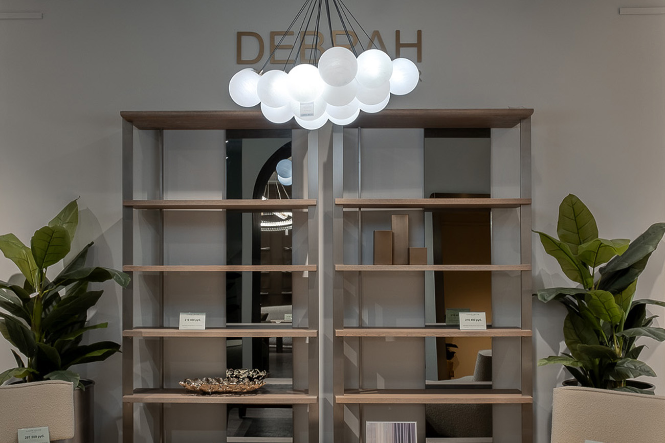 Стеллаж Smooth 112,4*41,8*218 Garda Decor 58DB-09263