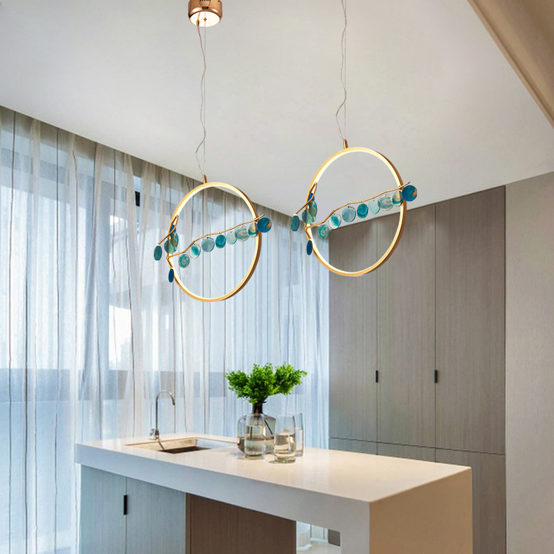 Подвесной светильник Mi round D60 Yellow by ImperiumLoft