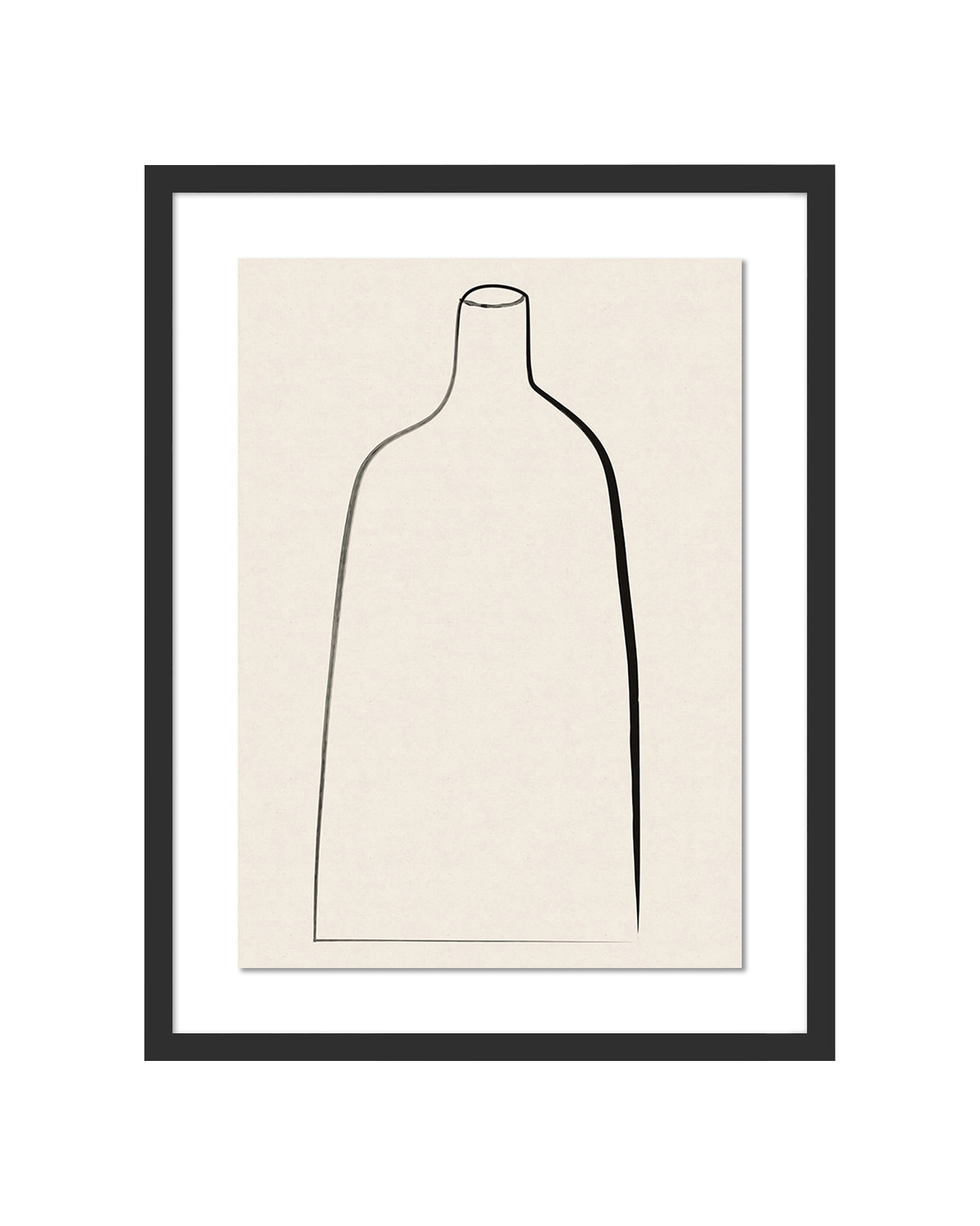 Постер Minimal Vase в чёрной раме Louvre Home DPP400924VHS