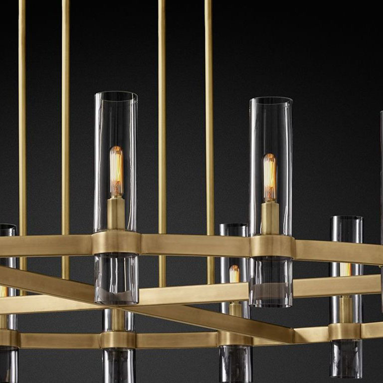 Люстра Restoration Hardware Ravelle Round 60" Brass