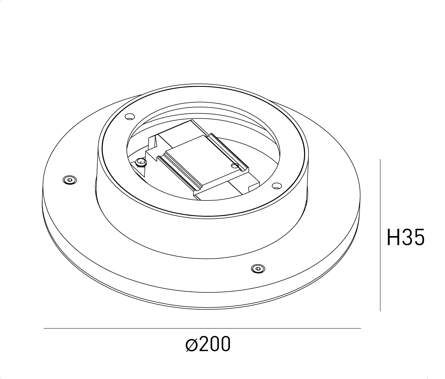 Бра декоративное DesignLed ML-R200-BL-WW