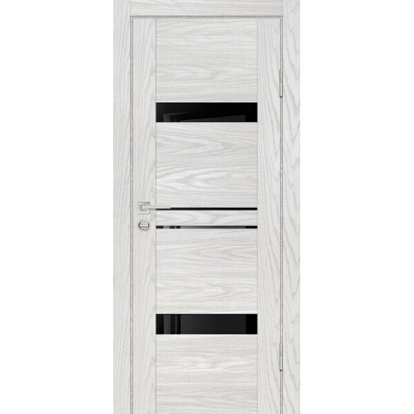 Межкомнатная дверь Graf PSM-12 черный лакобель Дуб скай бежевый (2000 х 600)