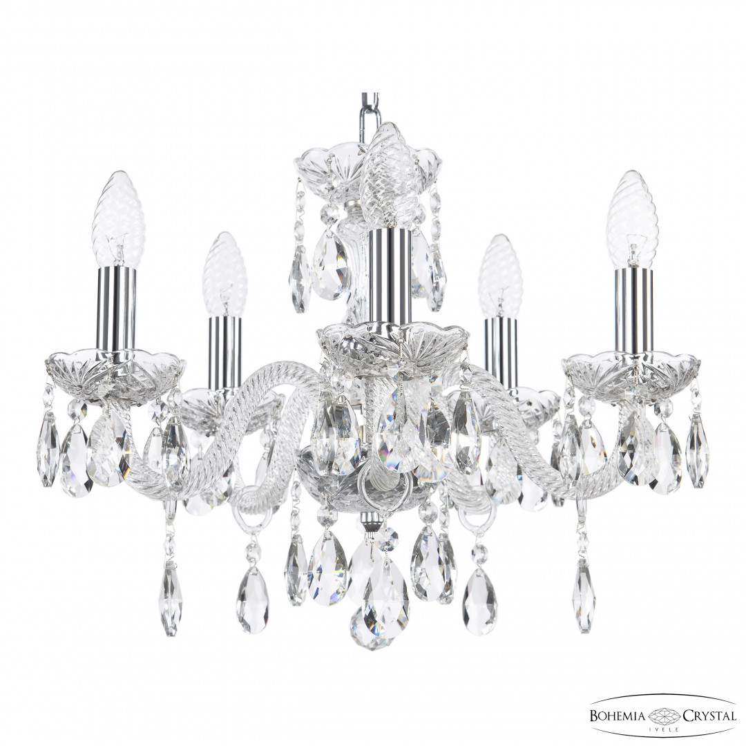 Люстра хрустальная 117/5/141 Ni Bohemia Ivele Crystal