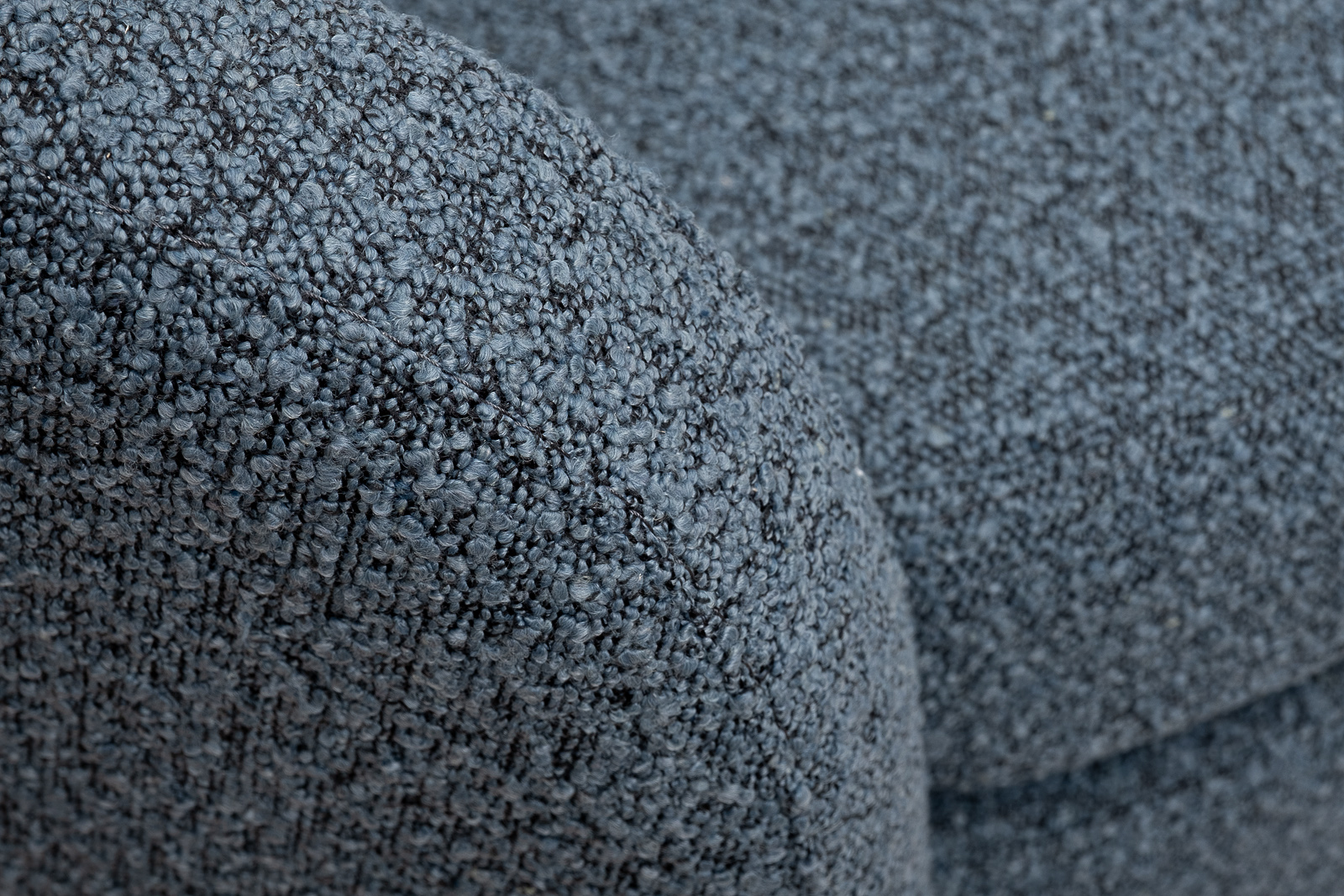 Кресло вращающееся букле серое Garda Decor Napoli-Orso Mare