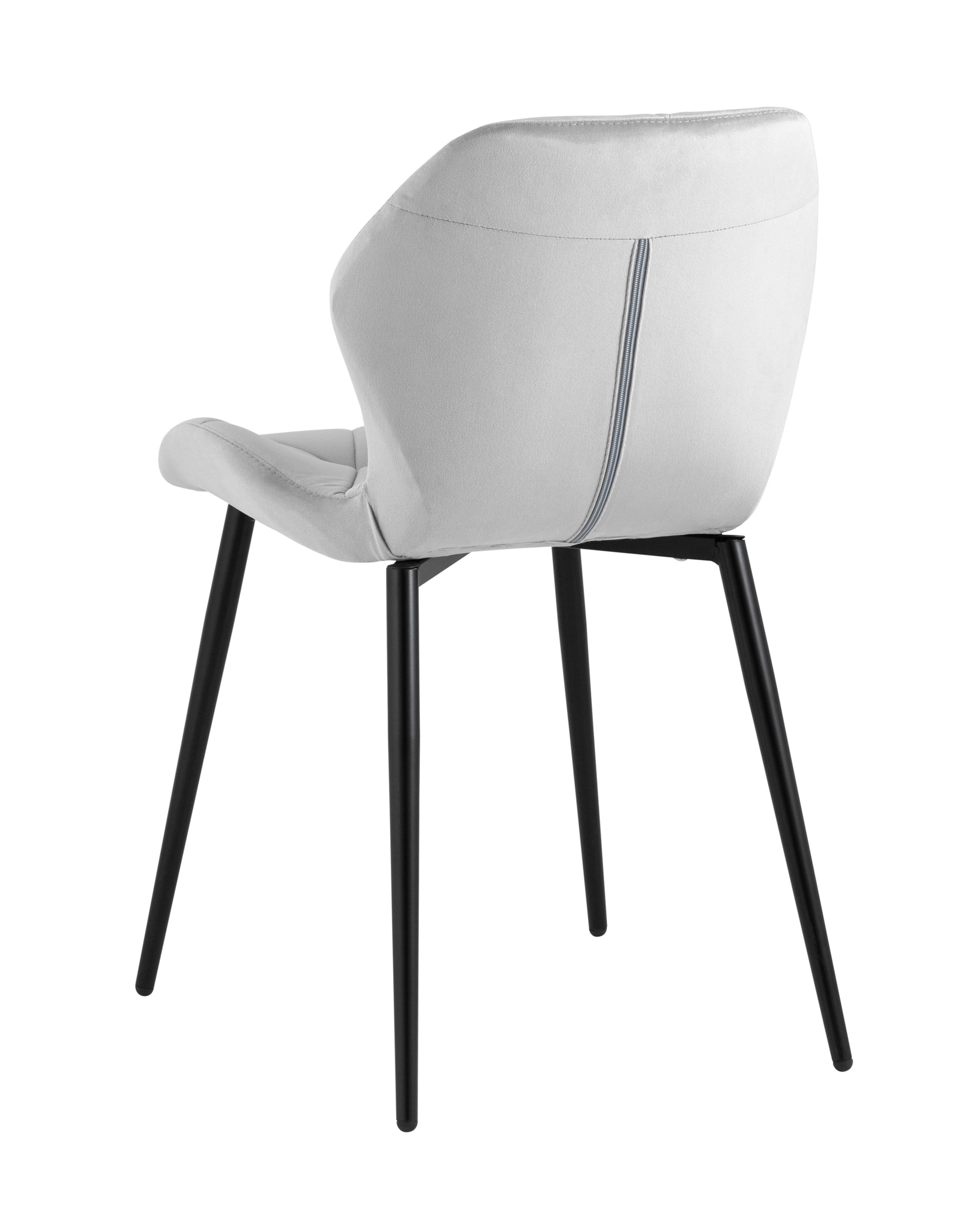 Стул Эдвин велюр серый Stool Group