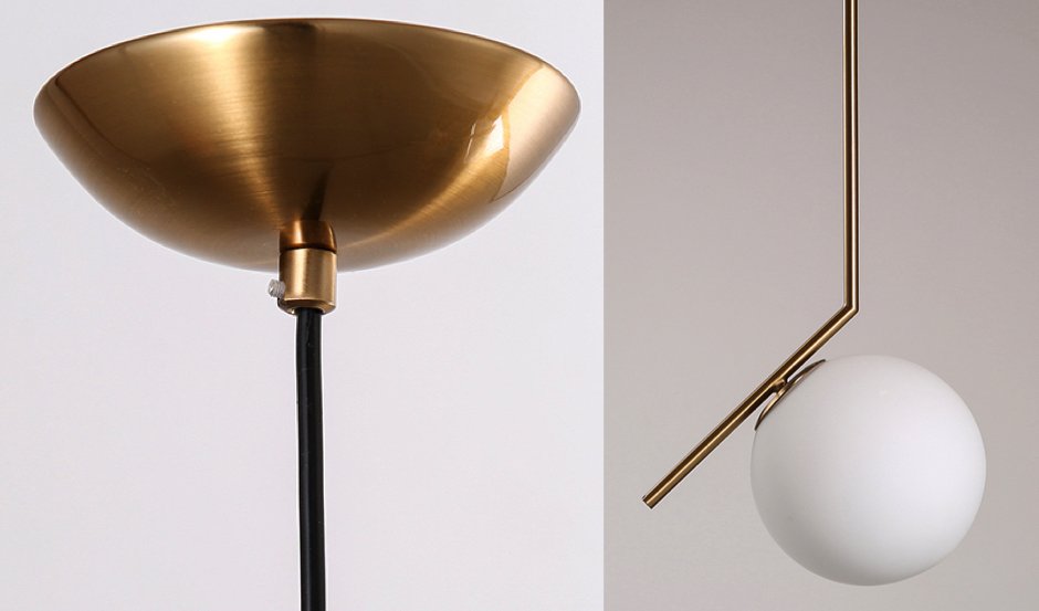 Светильник Flos IC Lighting Pendant brass Family by ImperiumLoft