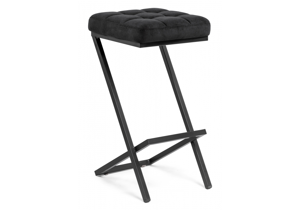 Барный стул Woodville Амаури катания блэк / черный матовый 507430